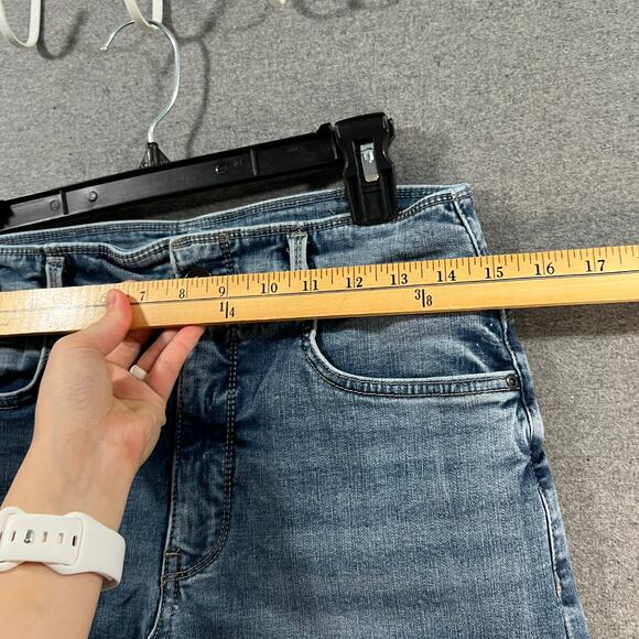 NYDJ Cool Embrace Wide Leg Denim Crop Jeans Fantasy, Reg 6 - Picture 10 of 12